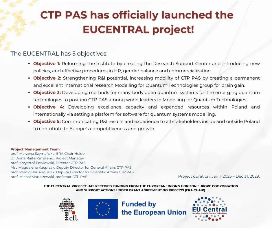 EUCENTRAL project has launched.