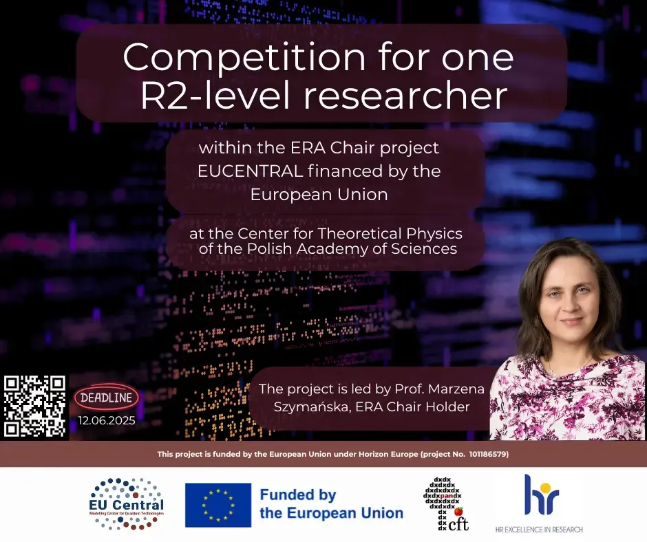 Competition for one R2-level researcher.